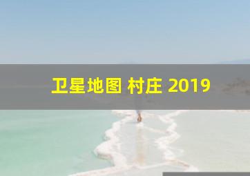 卫星地图 村庄 2019